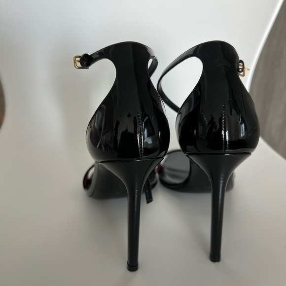 YSL black patent leather heels - Picture 4 of 7